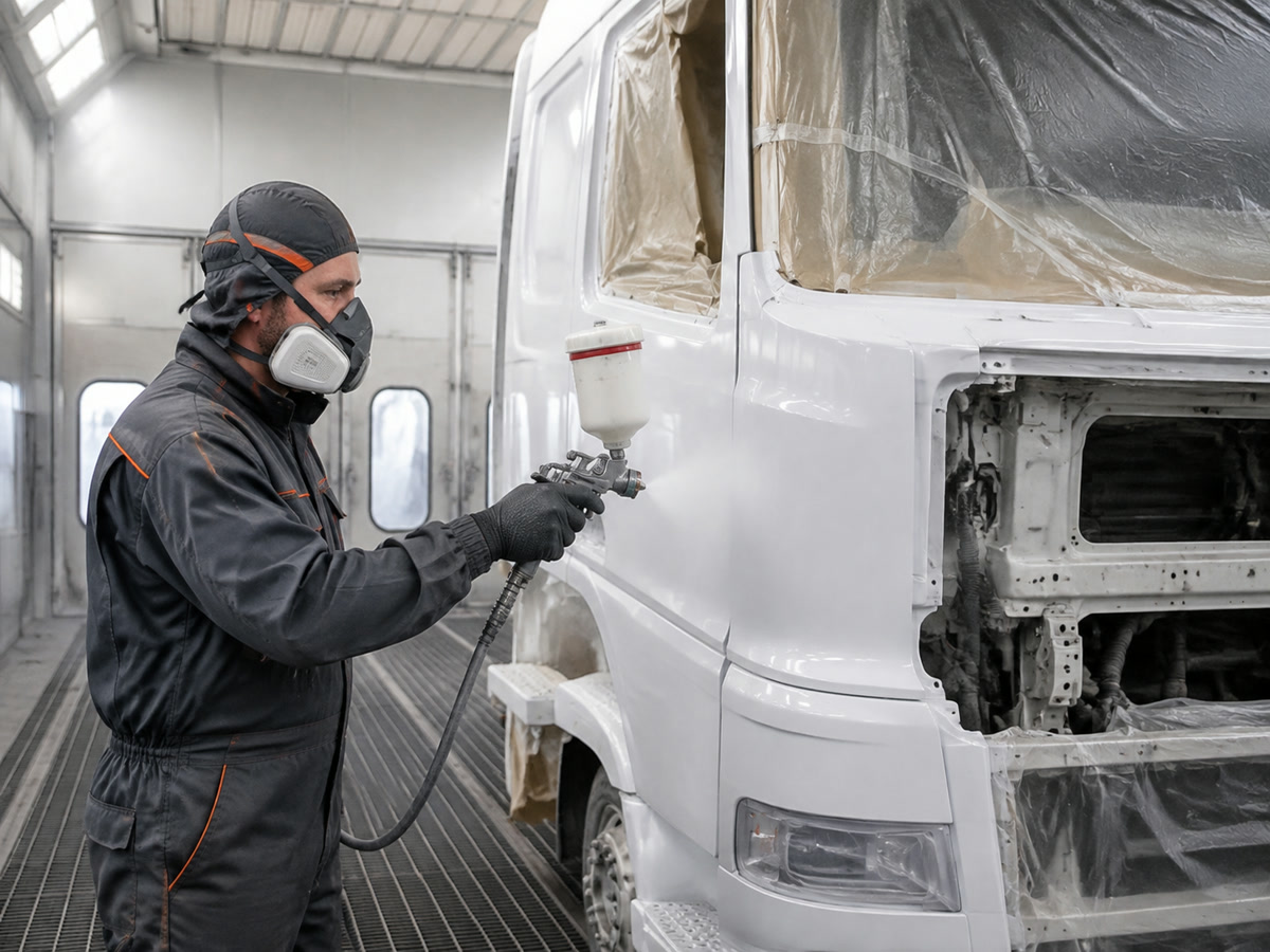 Покраска грузовых автомобилей